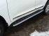 Toyota Land Cruiser 200 2015 Пороги алюминиевые с пластиковой накладкой (карбон серые) 1720 мм	